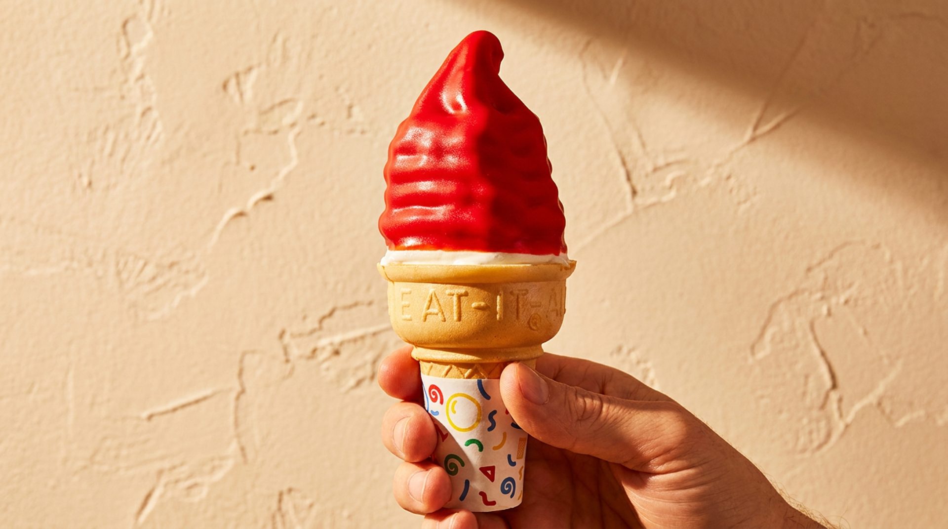 A slice and a swirl — that's the whole idea