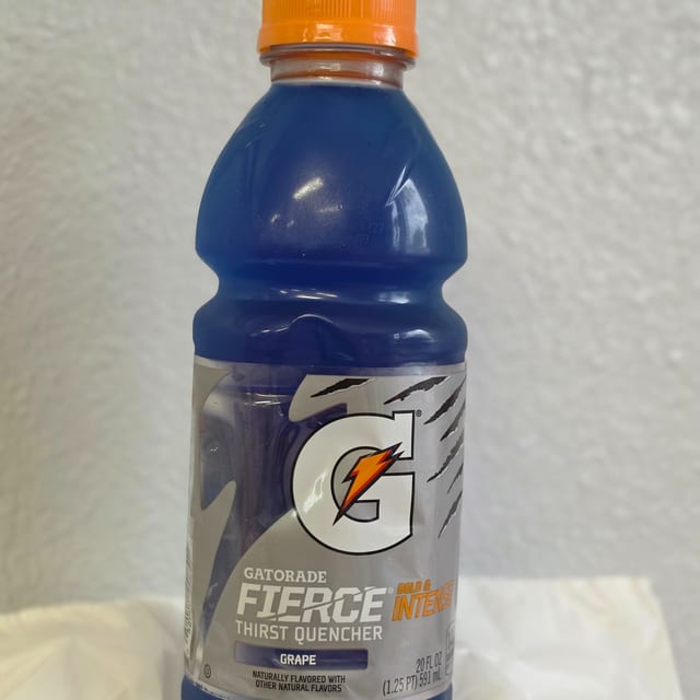 Gatorade Fierce Grape.