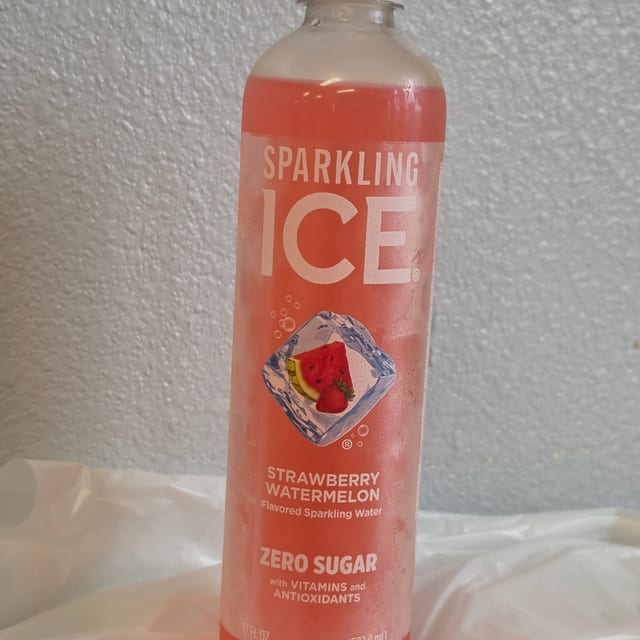 Sparkling ICE Strawberry Watermelon Zero Sugar.