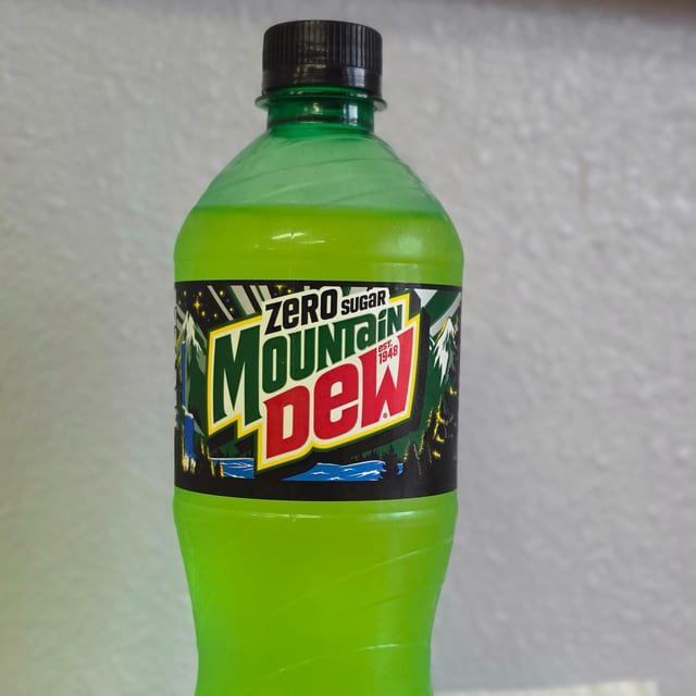 Zero Sugar Mountain Dew.