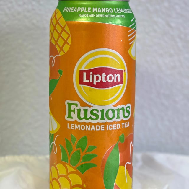 Lipton Fusions Pineapple Mango Lemonade.