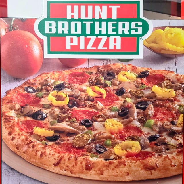Hunt Brothers Pizza.