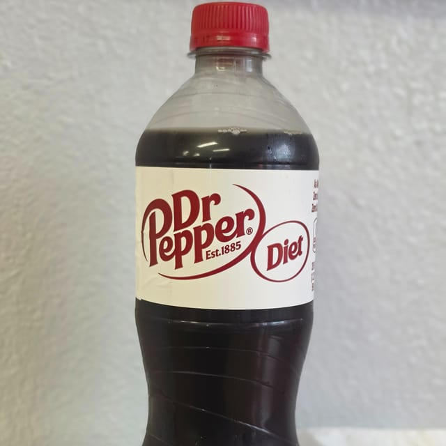 Diet Dr Pepper.