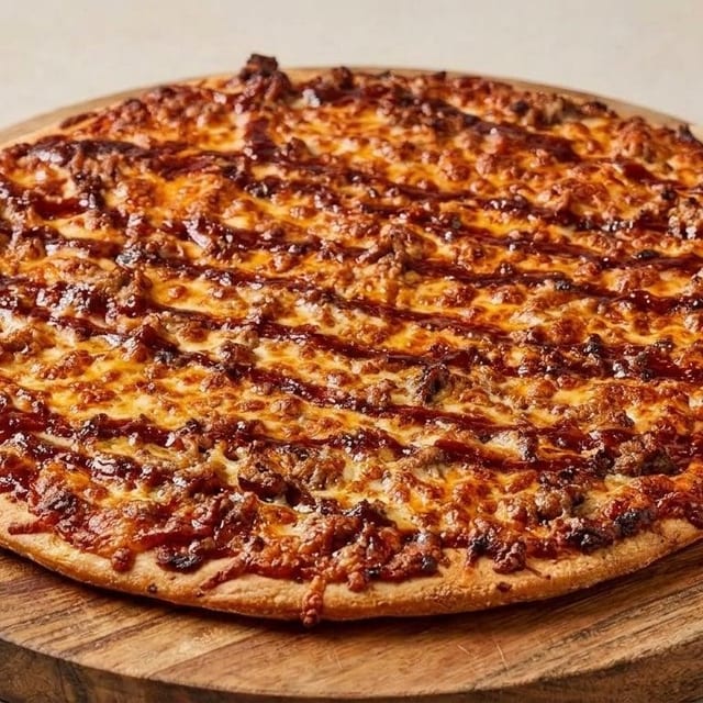 BBQ Chicken Pizza.