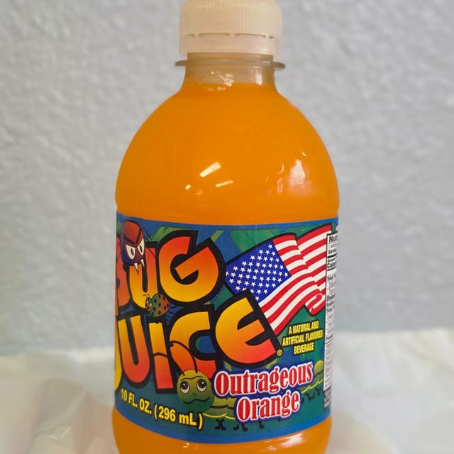 Bug Juice Outrageous Orange.