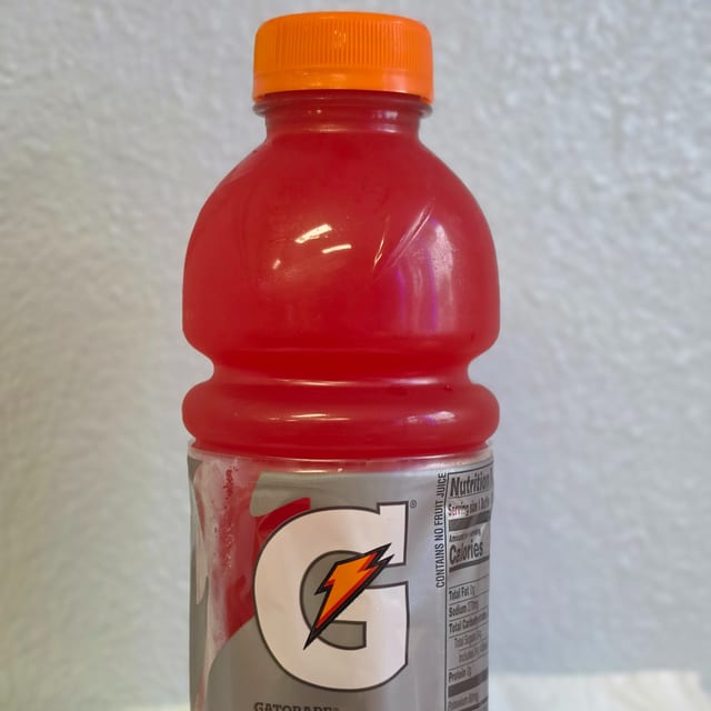 Gatorade Fruit Punch.