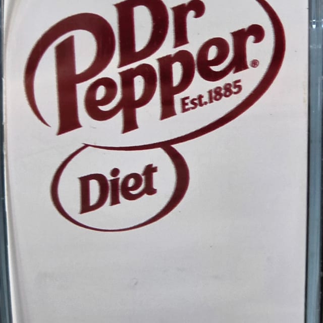 Diet Dr Pepper.